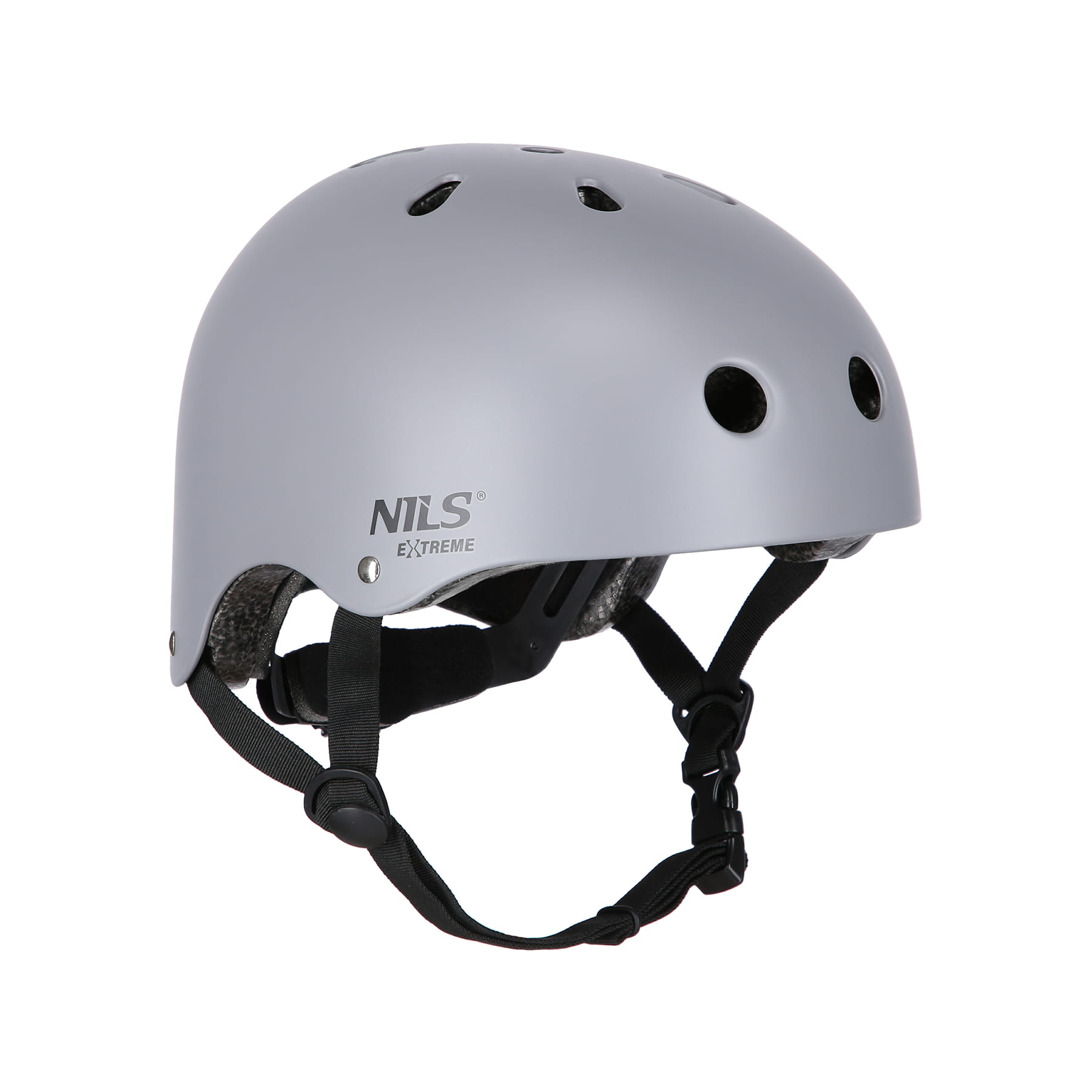 ZESTAW KASK Z OCHRANIACZAMI SZARY NILS EXTREME MR290+H230