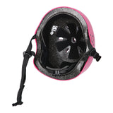 ZESTAW KASK Z OCHRANIACZAMI RÓŻOWY NILS EXTREME MR290+H230