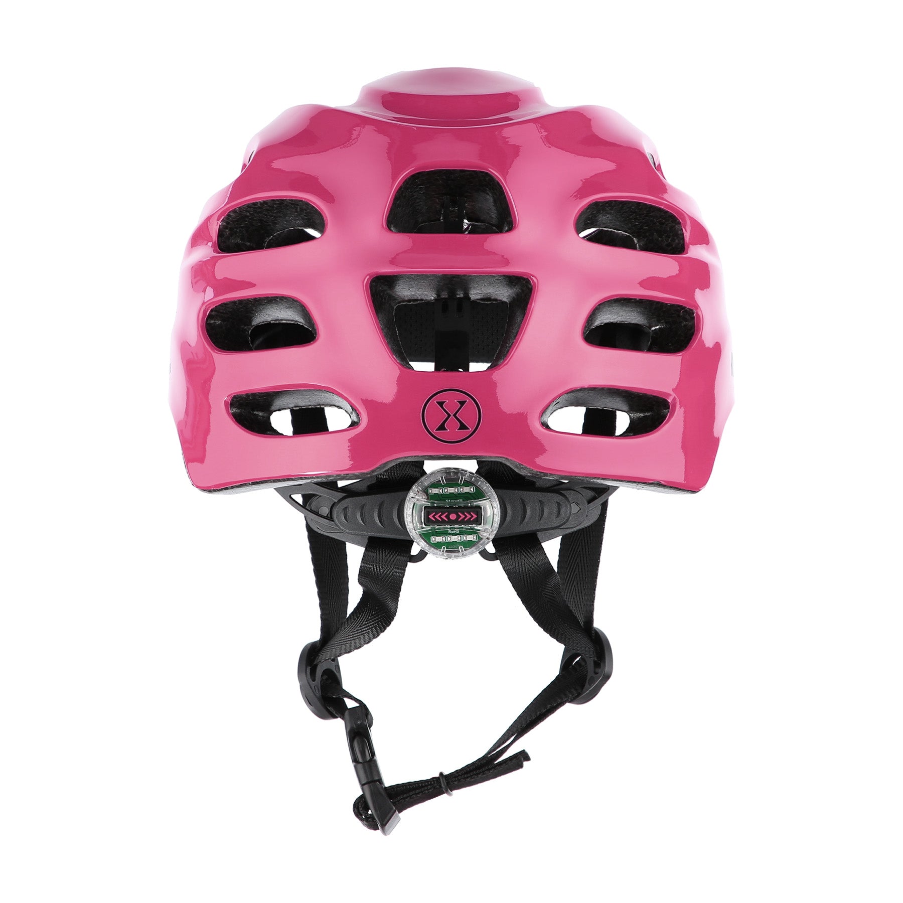 KASK MTW01 LED RÓŻOWY  NILS EXTREME