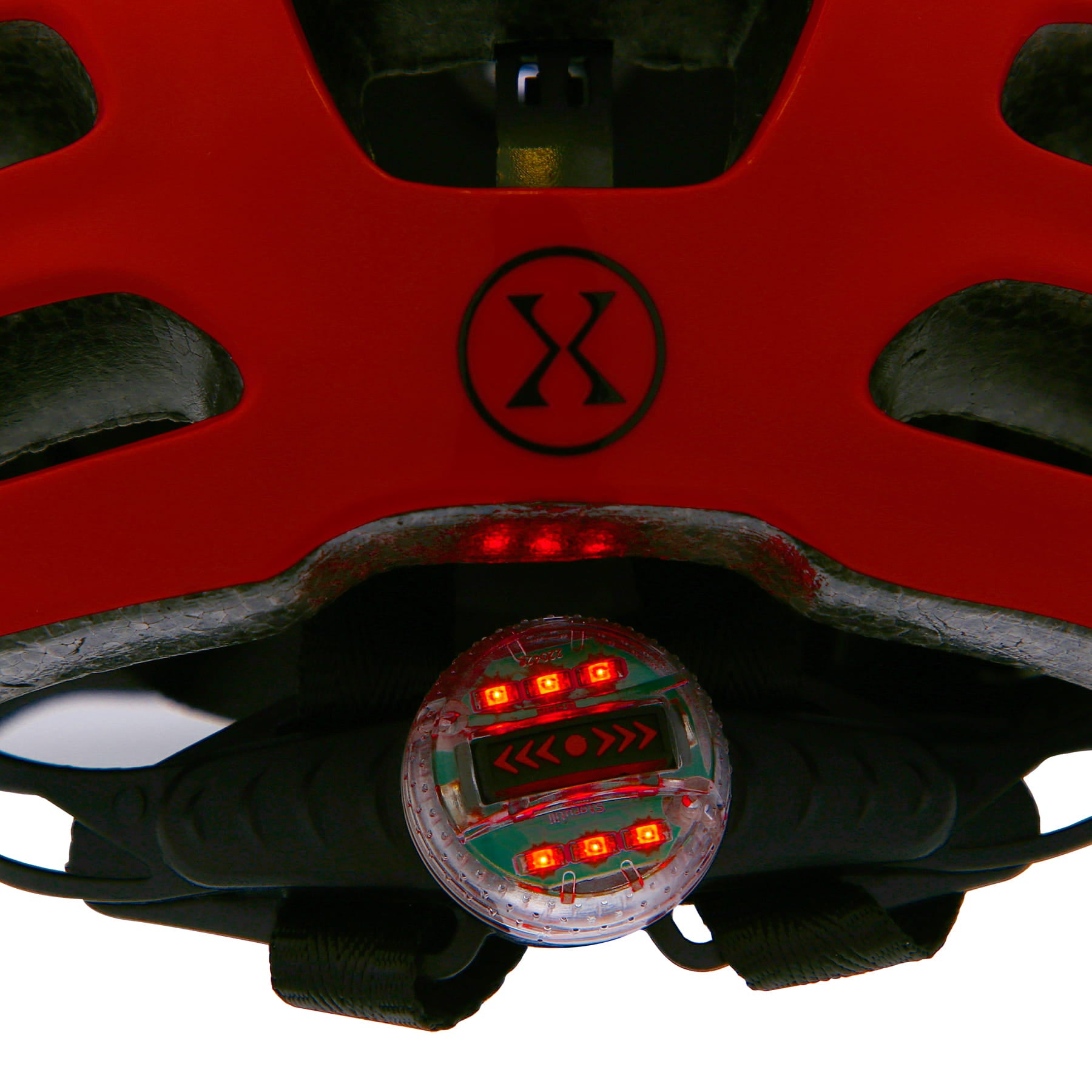 KASK CZERWONY MTW01 LED NILS EXTREME