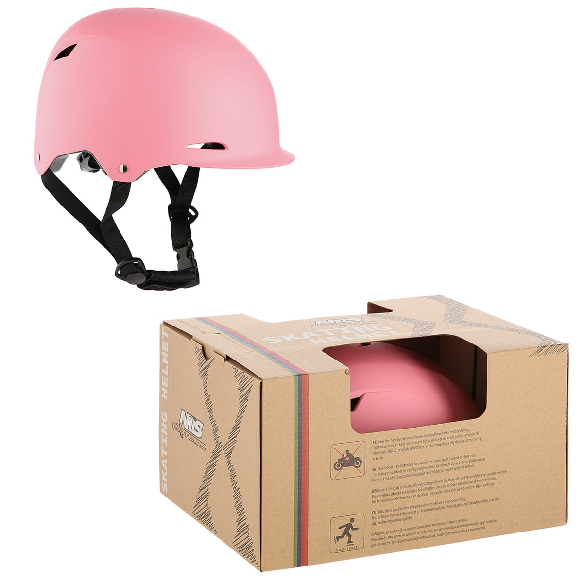 KASK MTW02 RÓŻOWY NILS EXTREME
