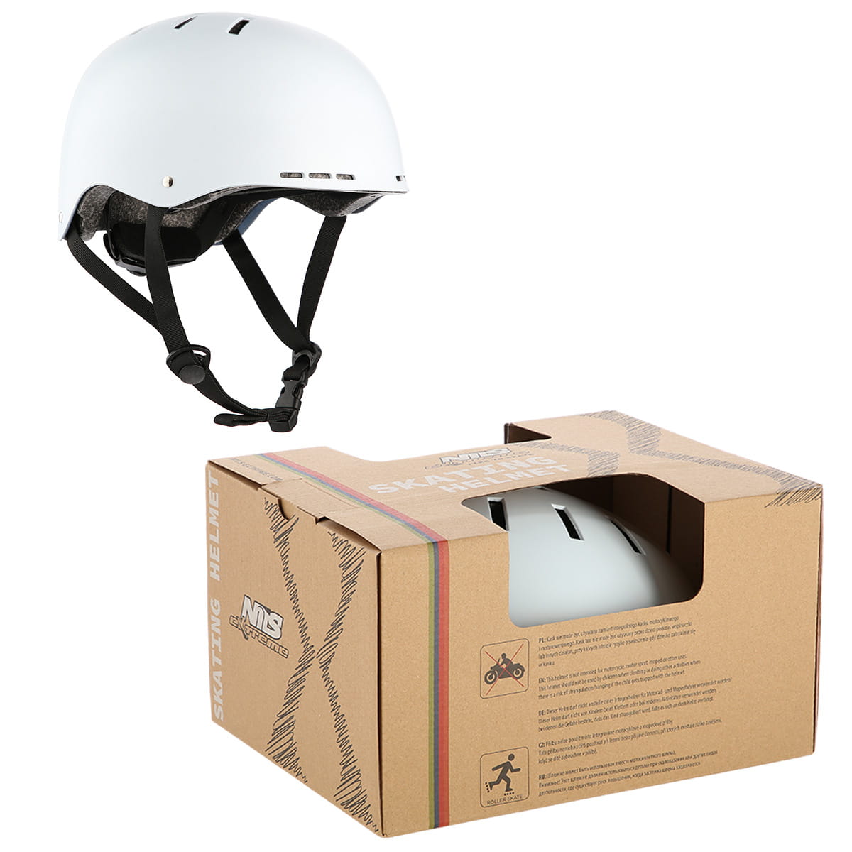 KASK MTW03 BIAŁY NILS EXTREME