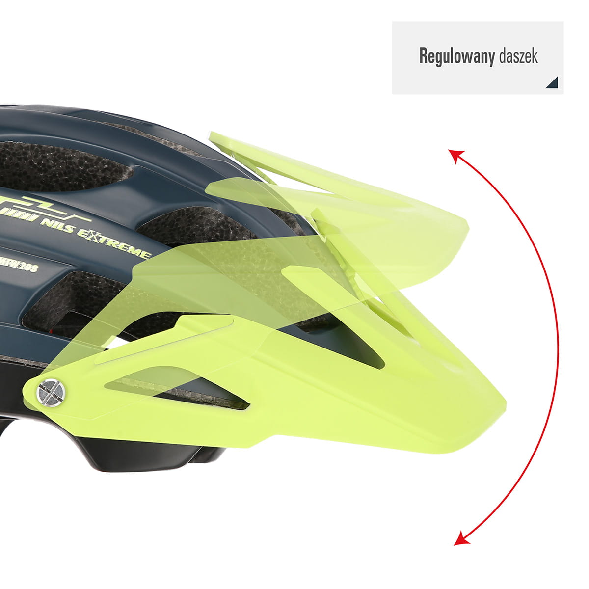 MTW208 GRANATOWO-ZIELONY KASK NILS EXTREME