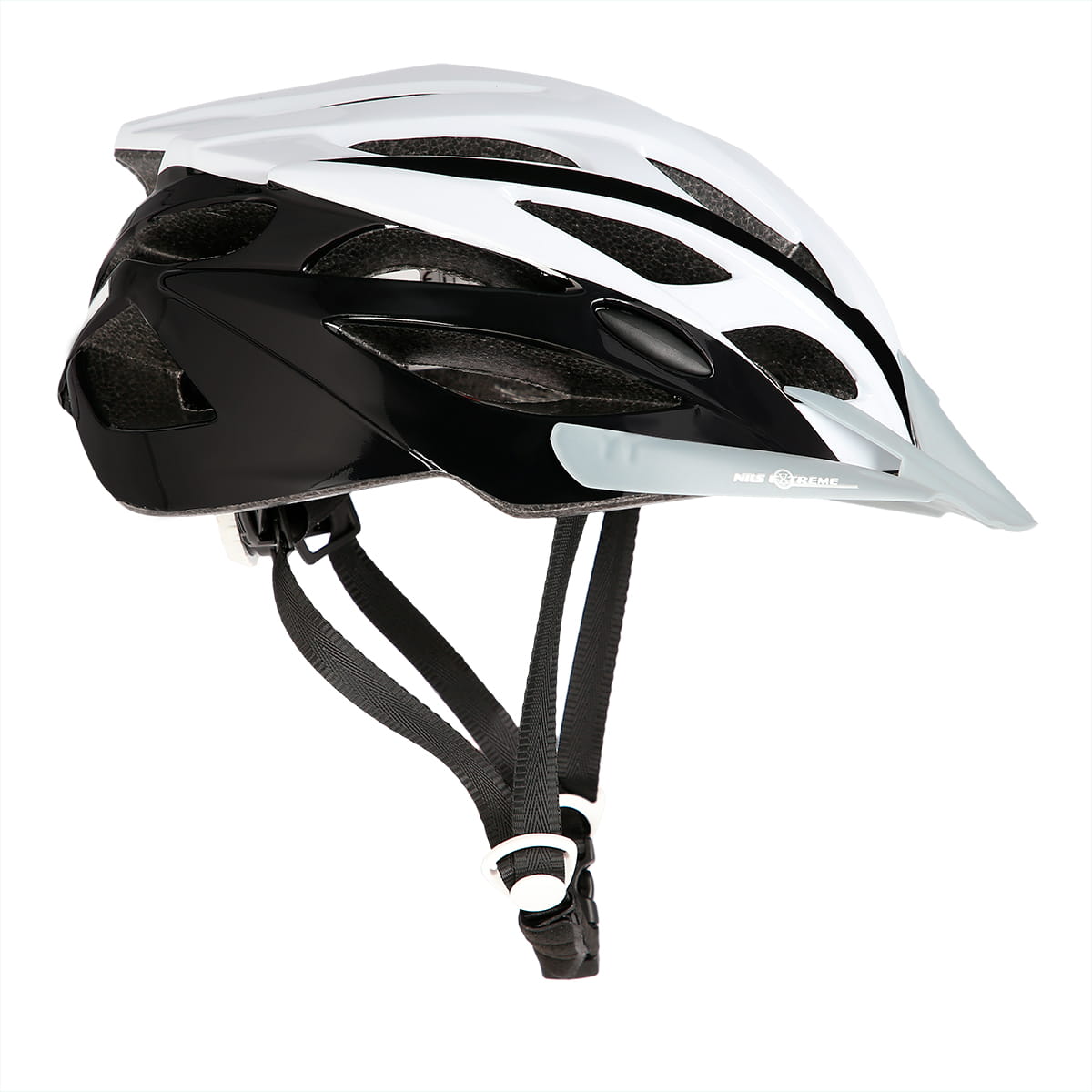 MTW210 BIAŁO-CZARNY KASK NILS EXTREME