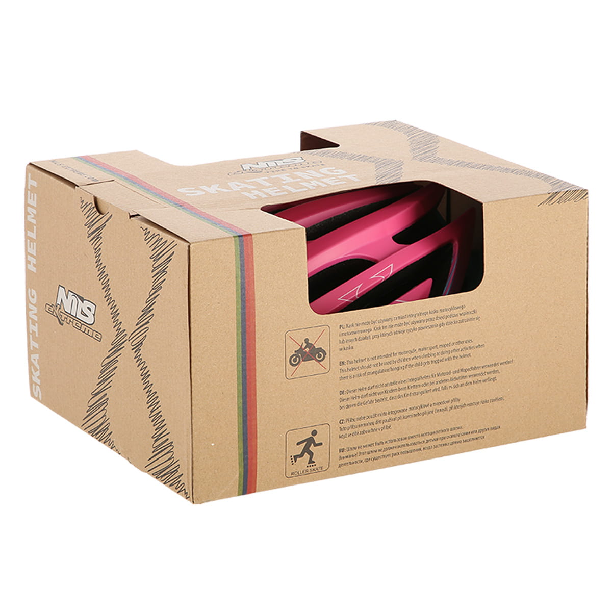 MTW24 FIOLETOWO-NIEBIESKI KASK NILS EXTREME