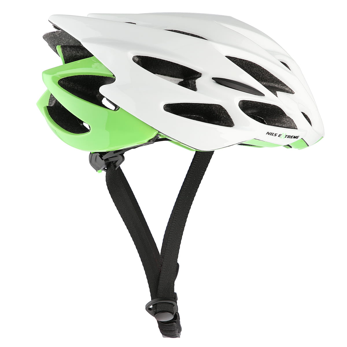 MTW58 BIAŁO-ZIELONY KASK NILS EXTREME