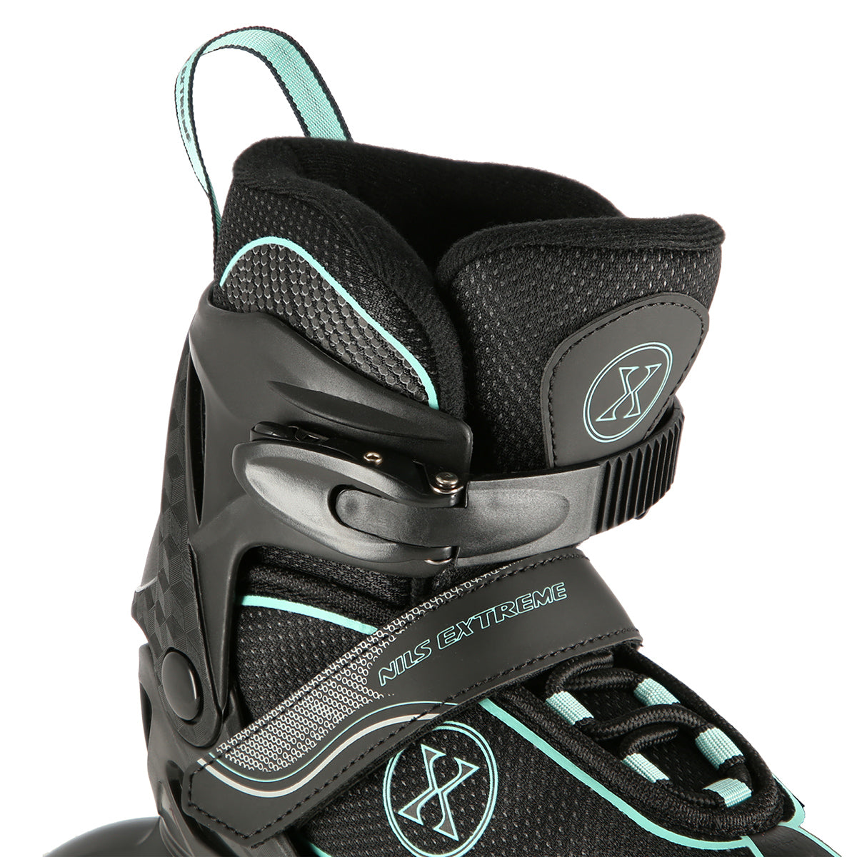 ROLKI REGULOWANE ROZM.39-42 CZARNO/NIEBIESKIE NILS EXTREME NA11008OUTLET