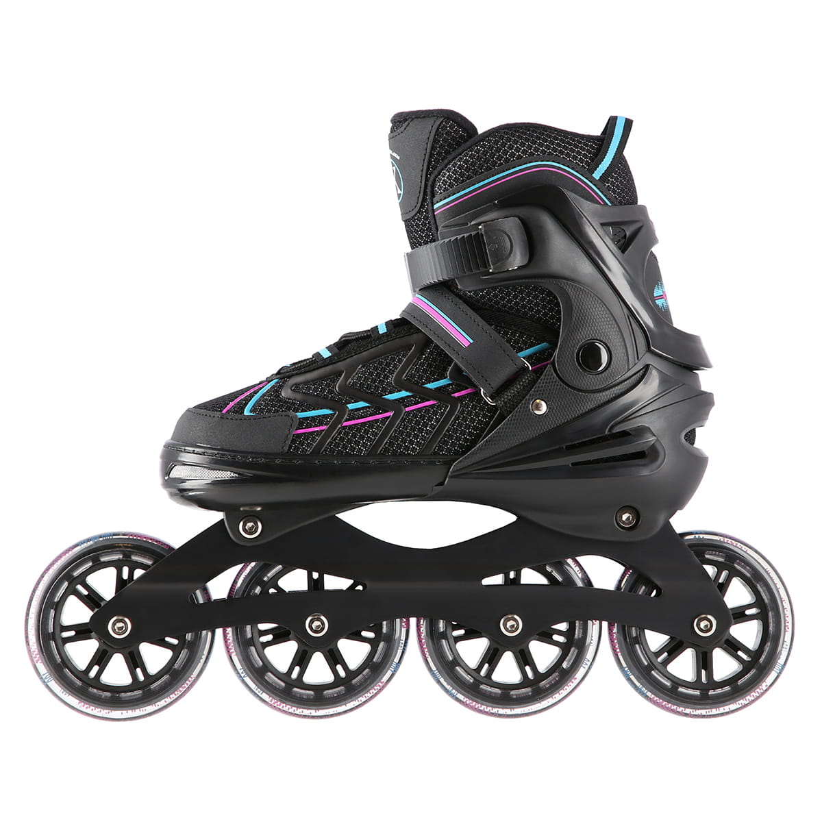 NA1128 CZARNO-FIOLETOWE ROLKI NILS EXTREME