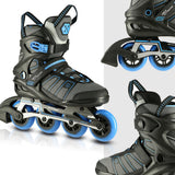 NA14217 CZARNO-NIEBIESKI ROLKI NILS EXTREME