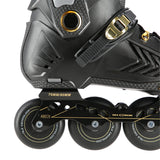 CZARNO-ZŁOTE SLALOMOWE ROLKI NILS EXTREME NA20002