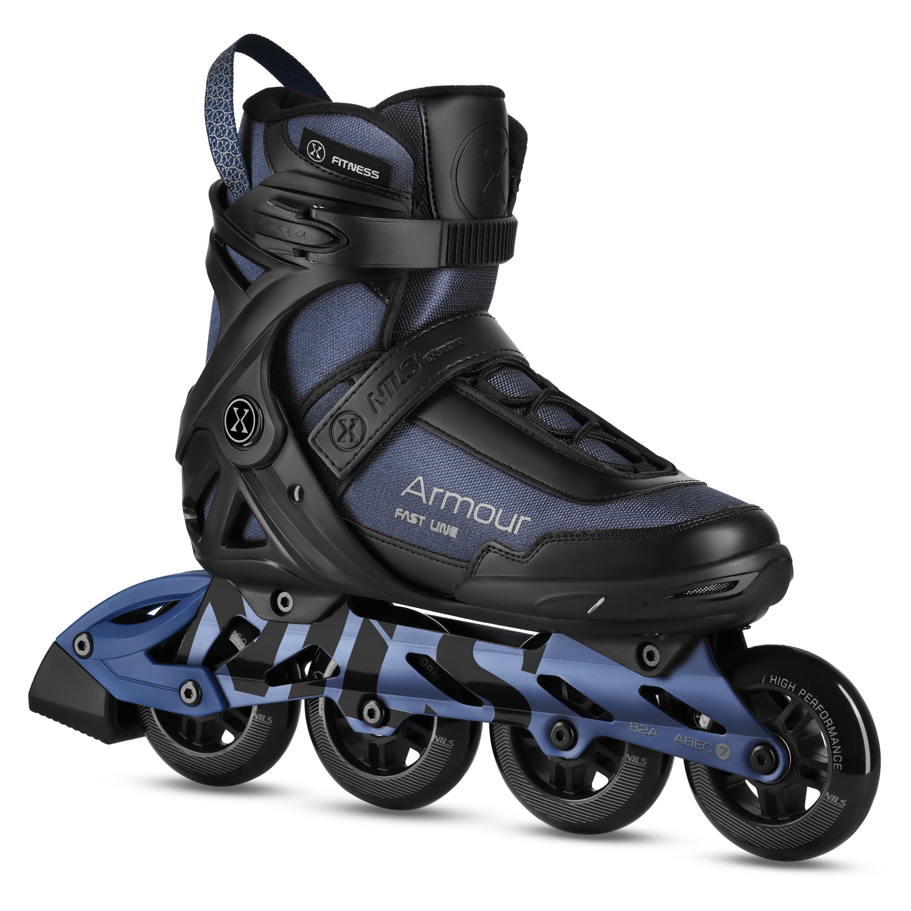 ŁYŻWOROLKI ARMOUR CZARNO ZŁOTE NA22151 NILS EXTREME