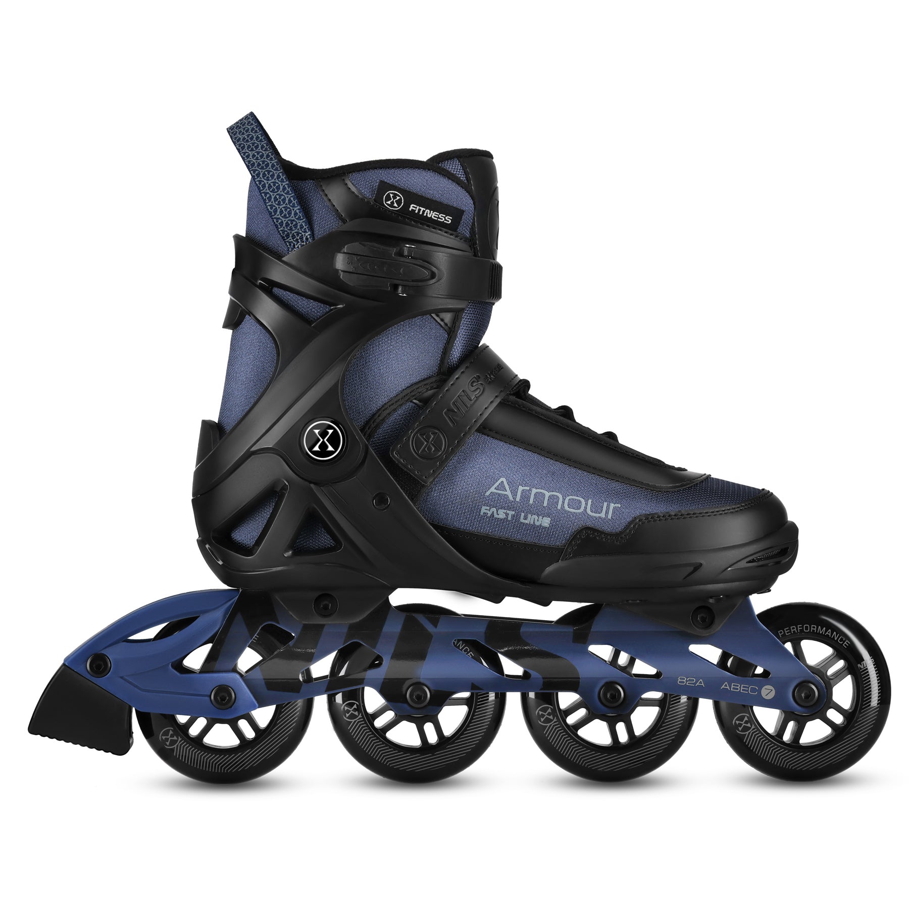 ŁYŻWOROLKI ARMOUR CZARNO ZŁOTE NA22151 NILS EXTREME