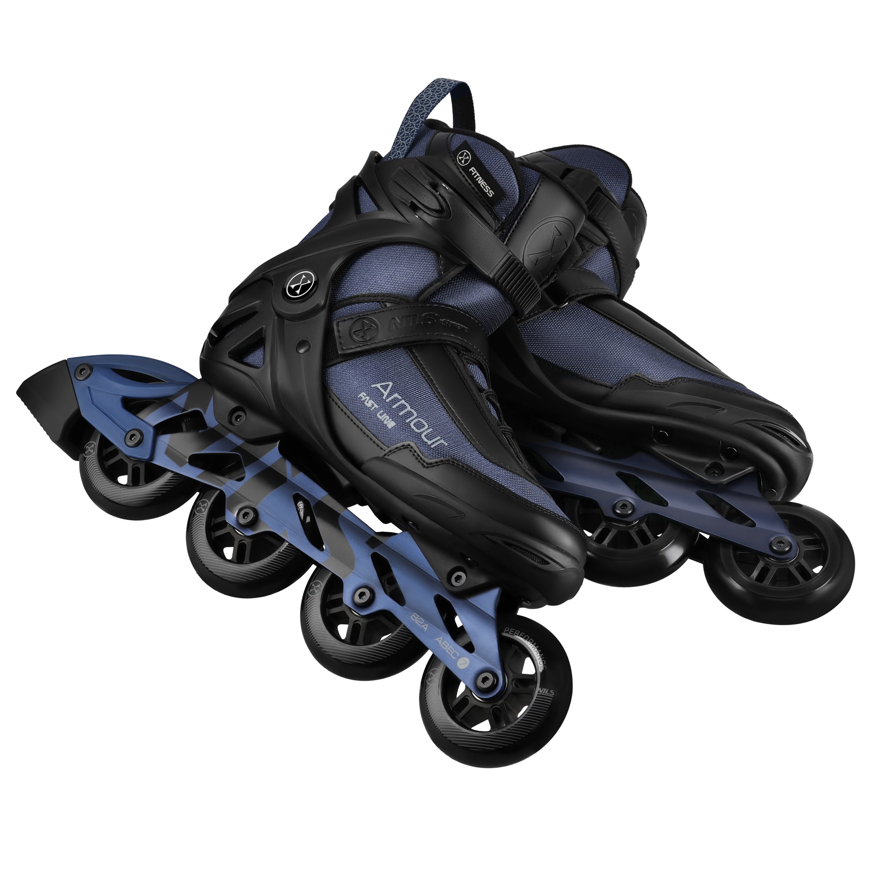ŁYŻWOROLKI ARMOUR CZARNO ZŁOTE NA22151 NILS EXTREME