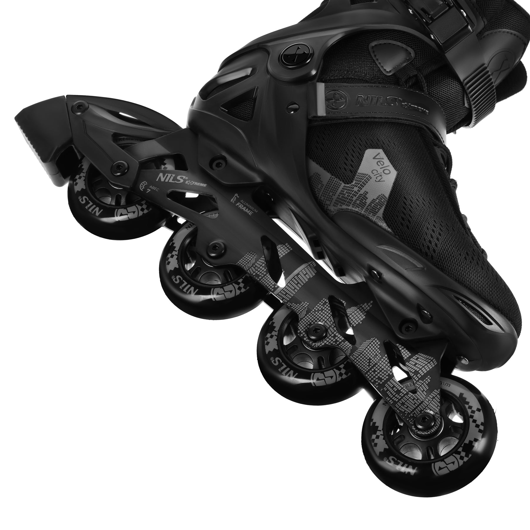 Łyżworolki NILS EXTREME NA623 VELO CITY – rekreacyjne ABEC7, miejskie, z hamulcem