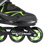 ROLKI MIEJSKIE ROZM.41 CZARNO/ZIELONE NILS EXTREME NA9022 OUTLET