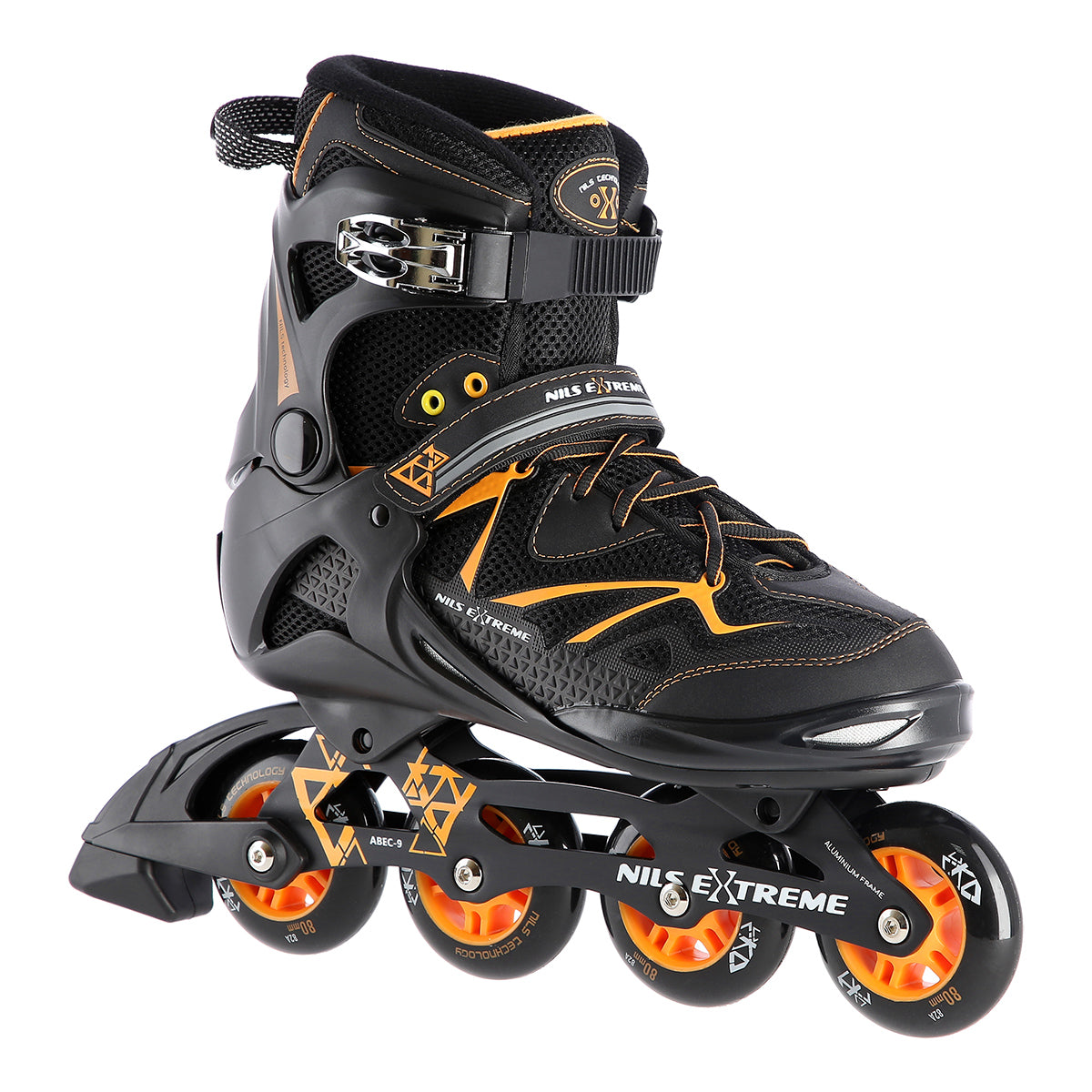 ROLKI MIEJSKIE ROZM.40 CZARNO/POMARAŃCZOWE NILS EXTREME NA9022 OUTLET