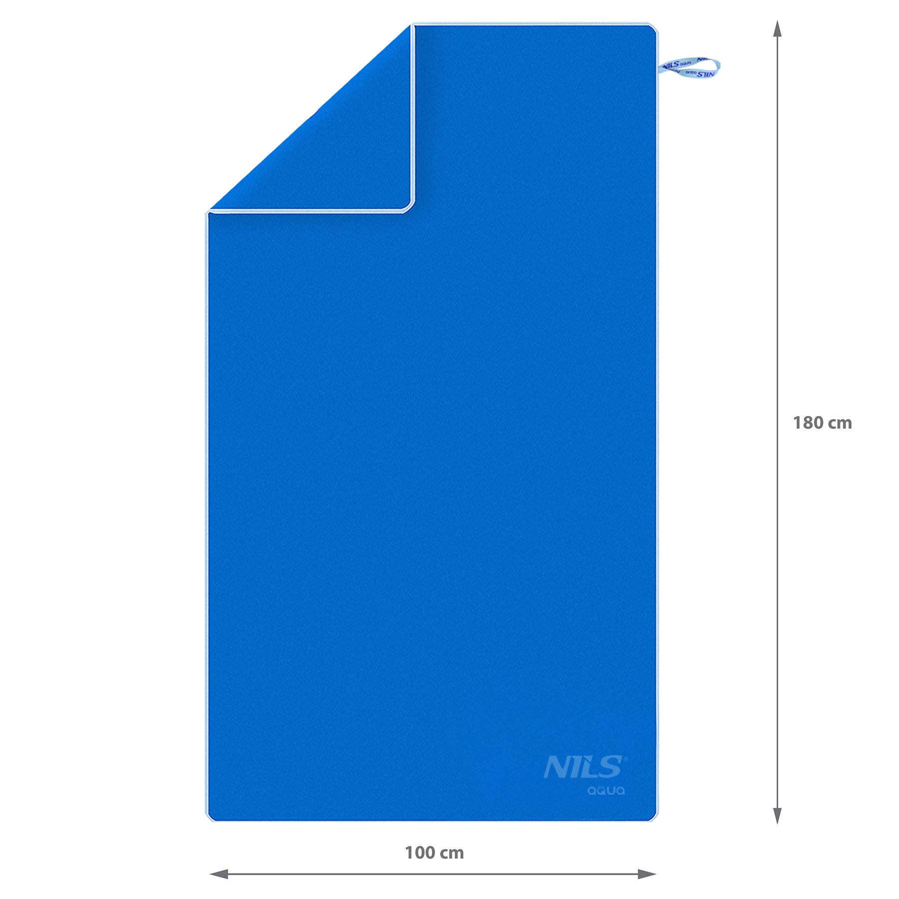 Ręcznik z mikrofibry szybkoschnący 180x100 cm NILS AQUA NAR12