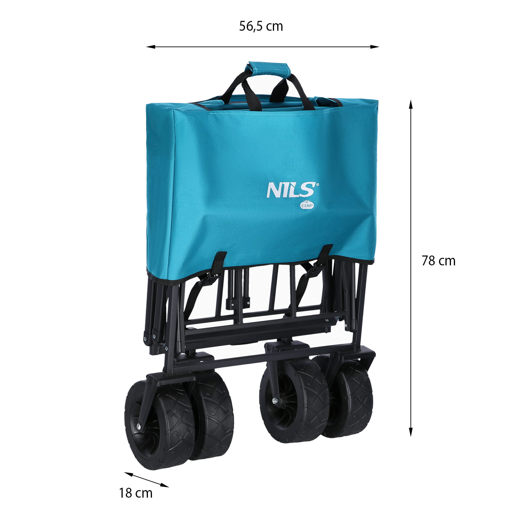 WÓZEK ZIELONY 100L NILS CAMP NC1607