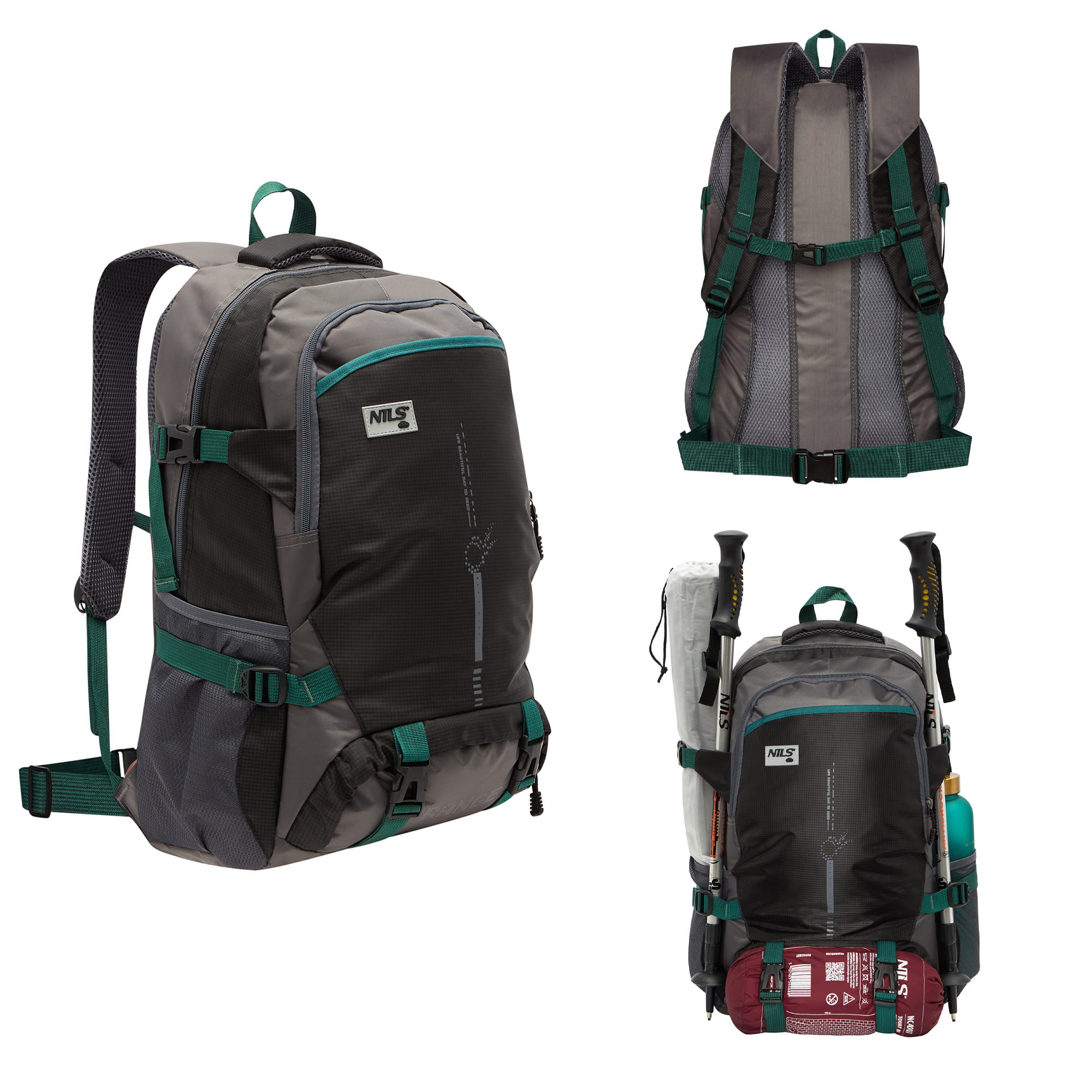 PLECAK TURYSTYCZNY CZARNY RANGE 45L NILS CAMP NC1736