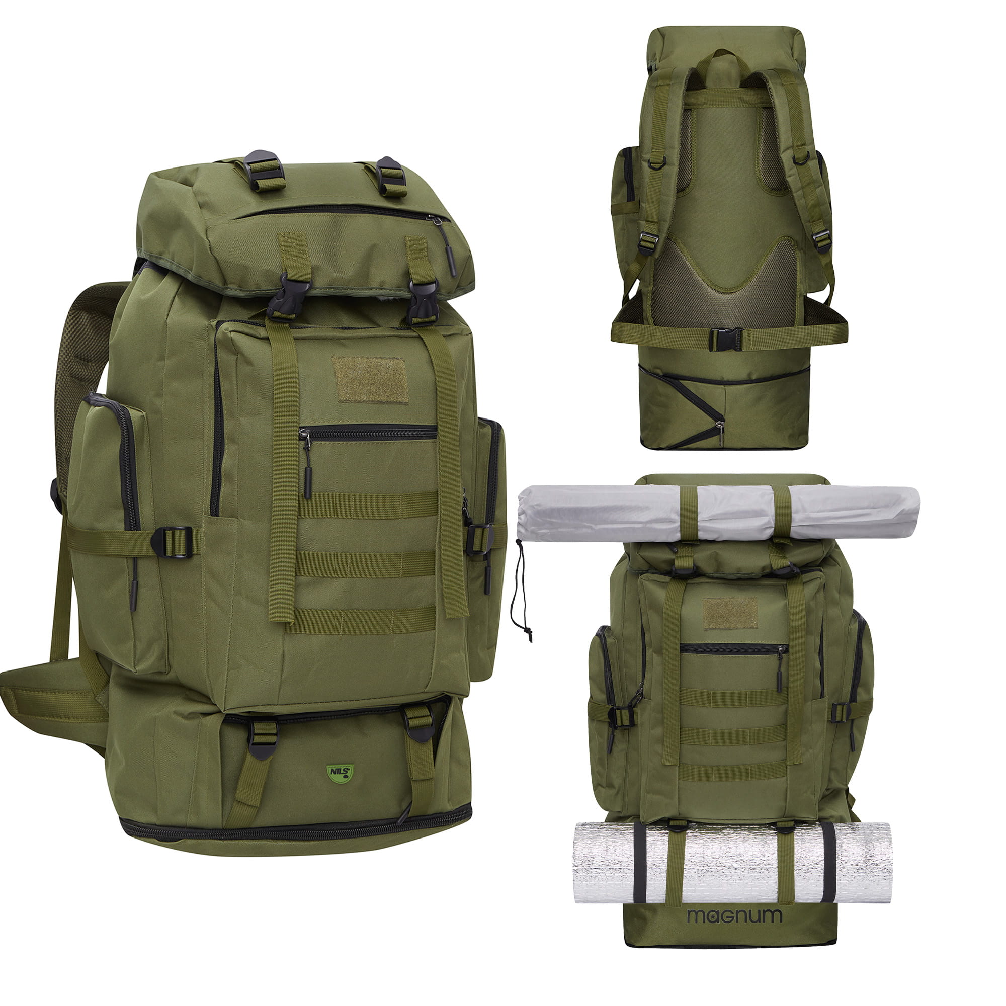 PLECAK TAKTYCZNY ZIELONY MAGNUM 100L NILS CAMP NC1785