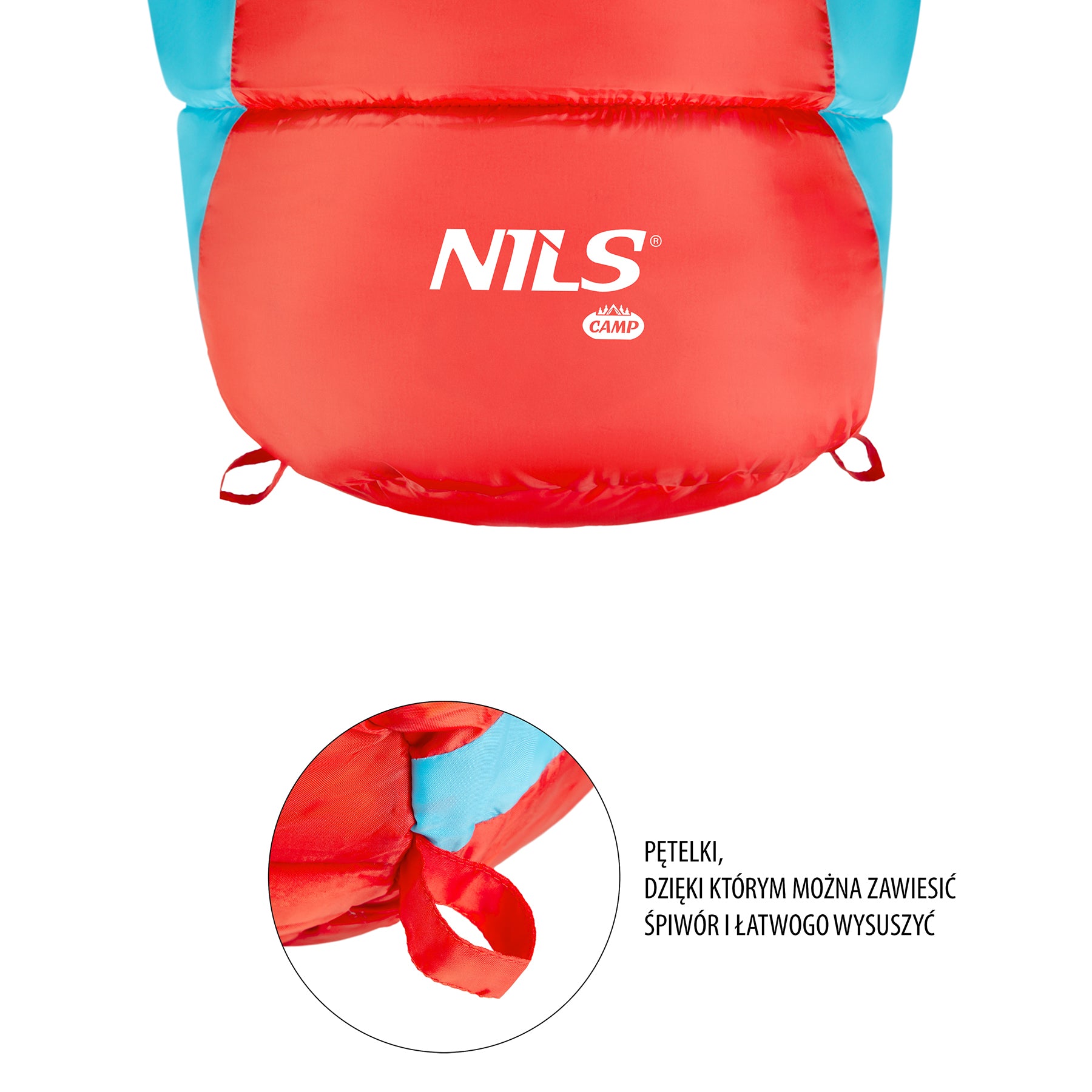 Śpiwór turystyczny typu mumia z pokrowcem kompresyjnym NILS CAMP NC2012