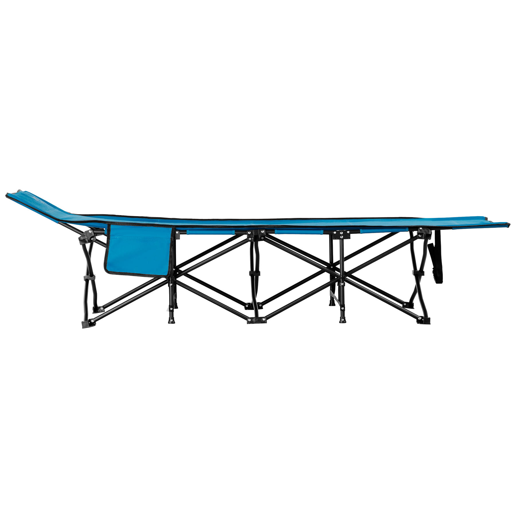 ŁÓŻKO POLOWE NIEBIESKIE 188 CM NILS CAMP NC2701