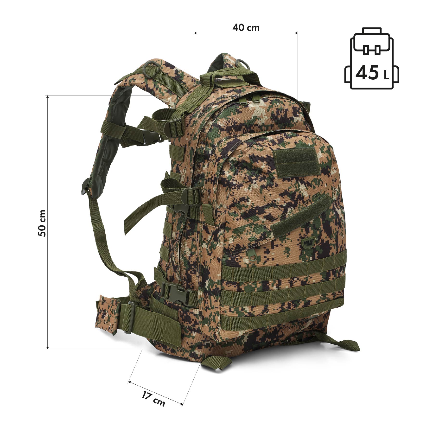 PLECAK TAKTYCZNY VANGUARD CZARNY 45L NILS CAMP NC3904