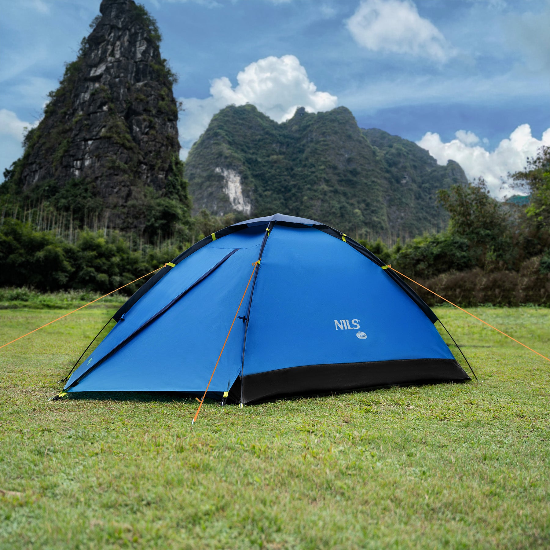 NAMIOT KEMPINGOWY JASNO SZARO-NIEBIESKI NIGHTFALL NILS CAMP NC6033