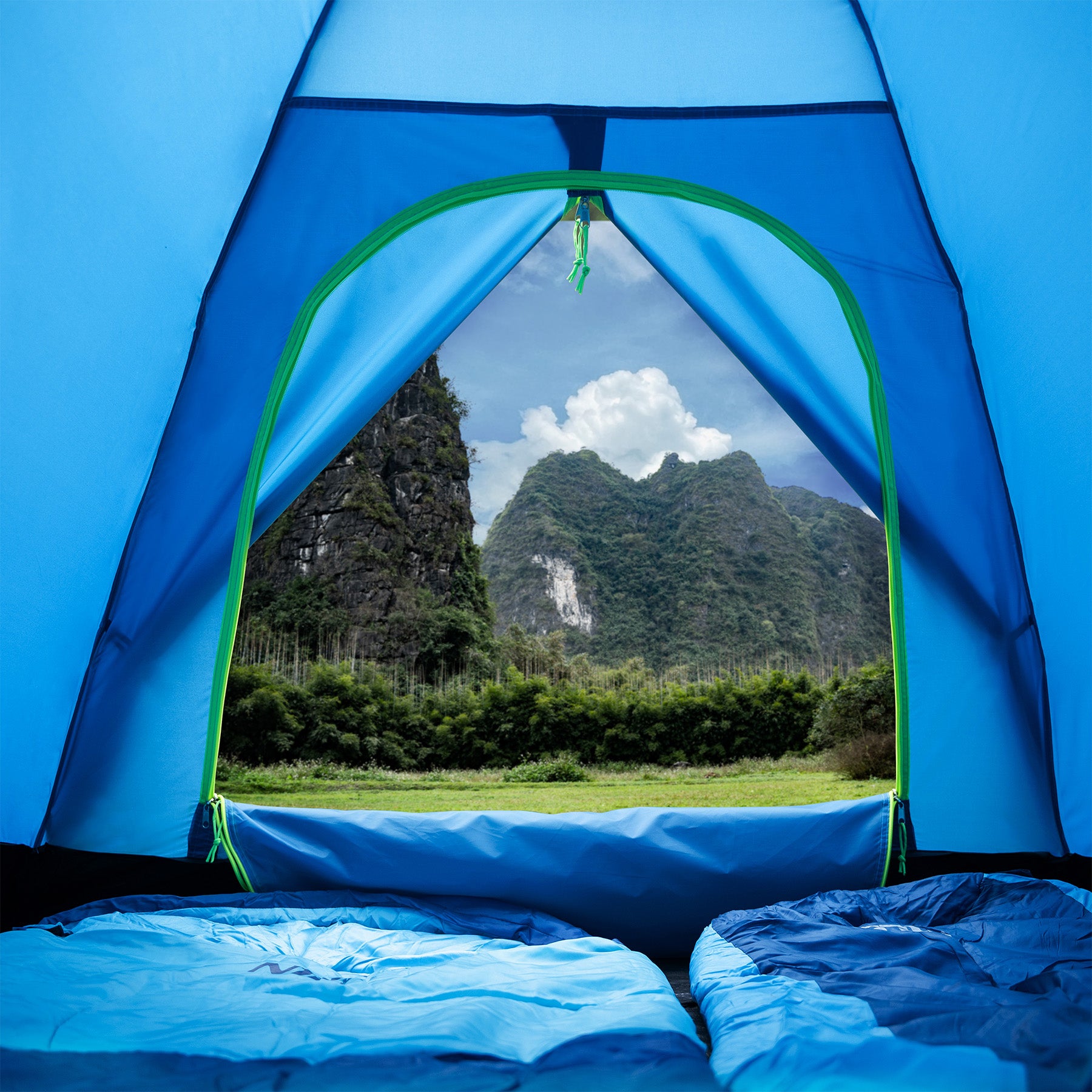 NAMIOT KEMPINGOWY JASNO SZARO-NIEBIESKI NIGHTFALL NILS CAMP NC6033