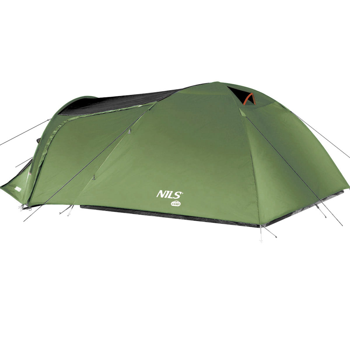 NAMIOT KAMPINGOWY 3-OSOBOWY Z PRZEDSIONKIEM ZIELONY NILS CAMP TREKKER III NC6312