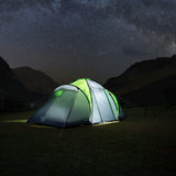 NAMIOT KAMPINGOWY 4-OSOBOWY Z PRZEDSIONKIEM ZIELONY NILS CAMP HIGHLAND IV NC6431