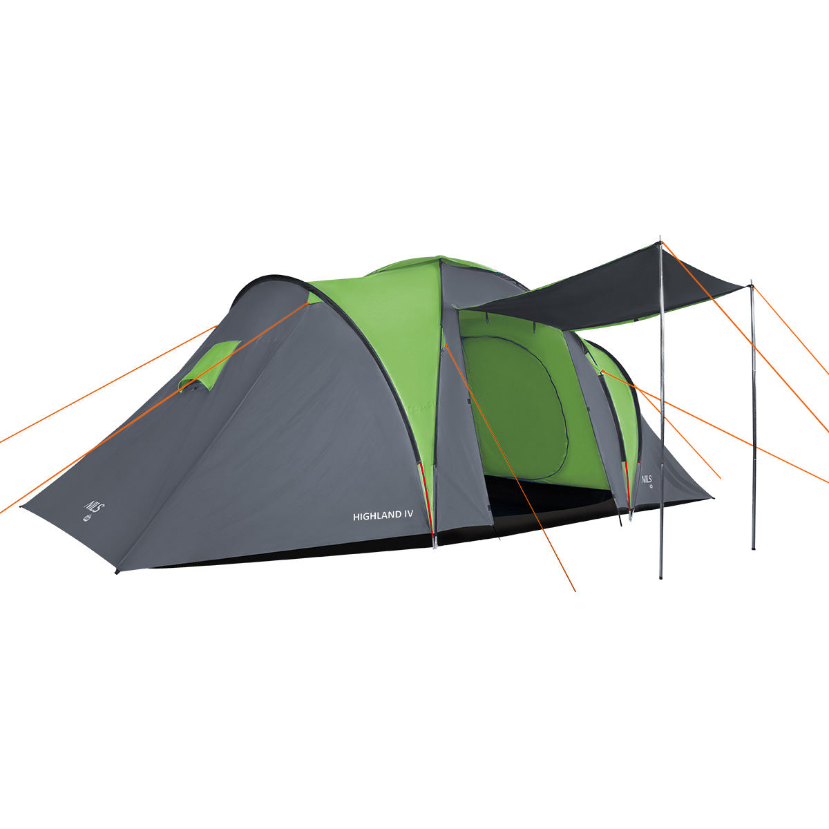 NAMIOT KAMPINGOWY 4-OSOBOWY Z PRZEDSIONKIEM NILS CAMP HIGHLAND IV NC6431