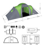NAMIOT KAMPINGOWY 4-OSOBOWY Z PRZEDSIONKIEM NILS CAMP HIGHLAND IV NC6431