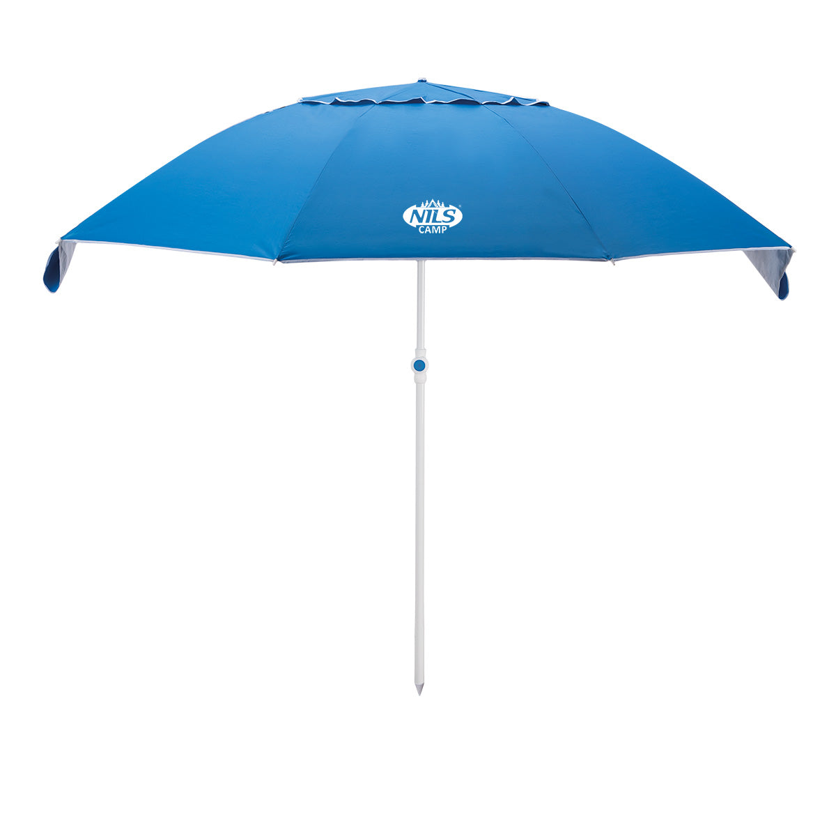 Parasol plażowy NILS CAMP NC7822 XL z klapami bocznymi i ochroną UV SPF 40+