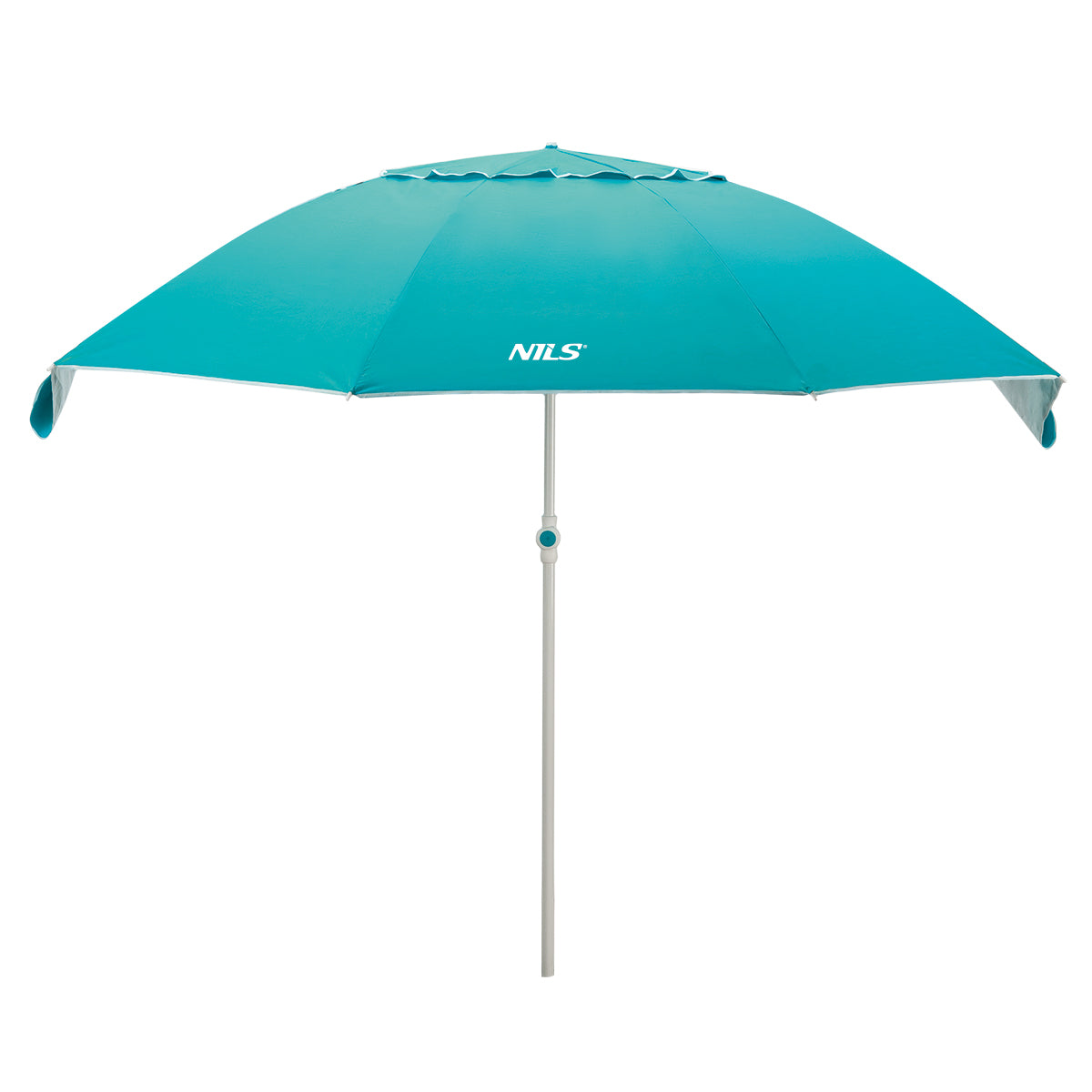 Parasol plażowy NILS CAMP NC7822 XL z klapami bocznymi i ochroną UV SPF 40+