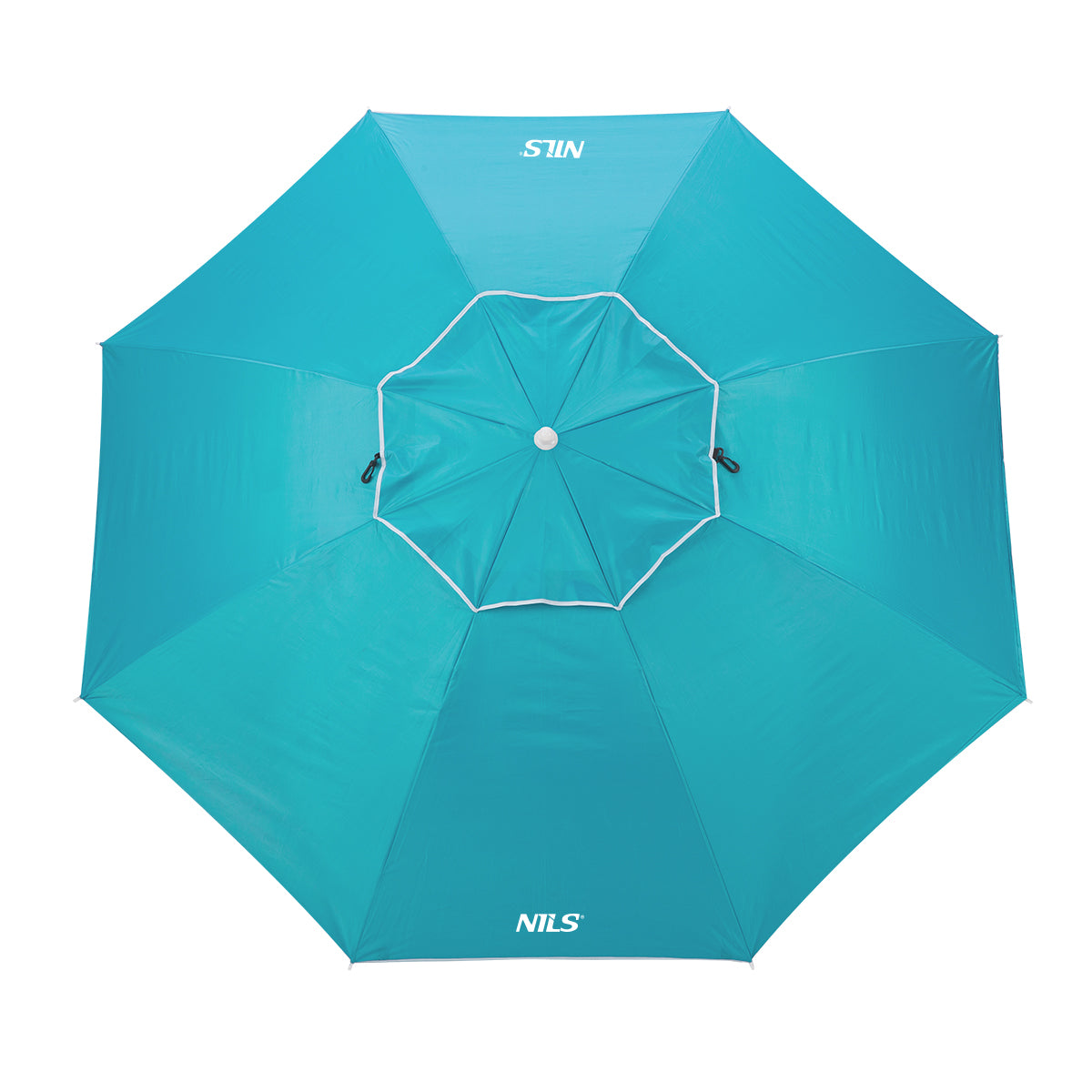 Parasol plażowy NILS CAMP NC7822 XL z klapami bocznymi i ochroną UV SPF 40+