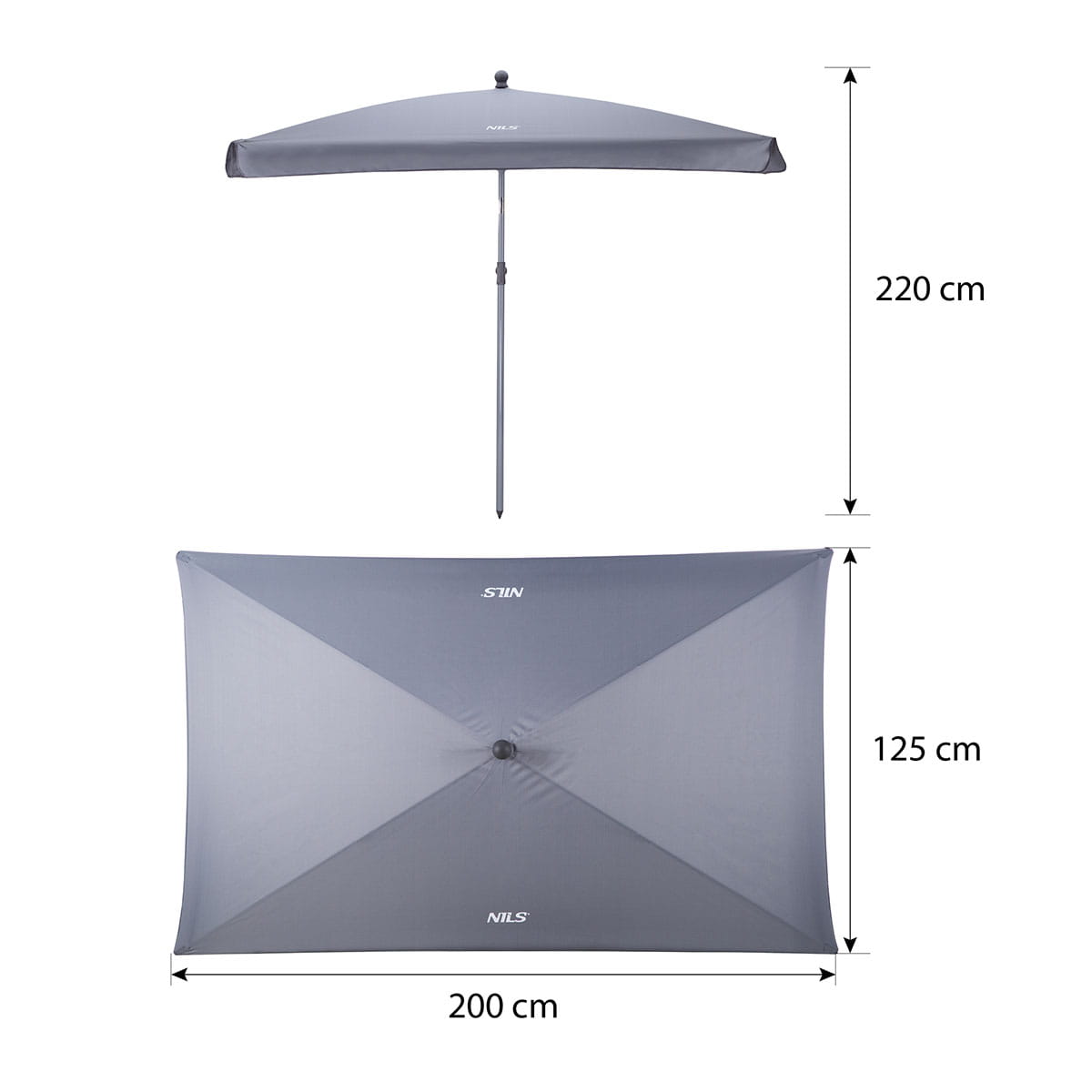 PARASOL OGRODOWY 200 CM NILS NC7826