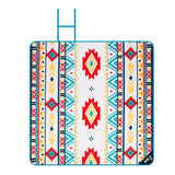 DUŻY KOC PIKNIKOWY PLAŻOWY AZTECKI WZÓR XXL 250x200cm NILS CAMP NC8022