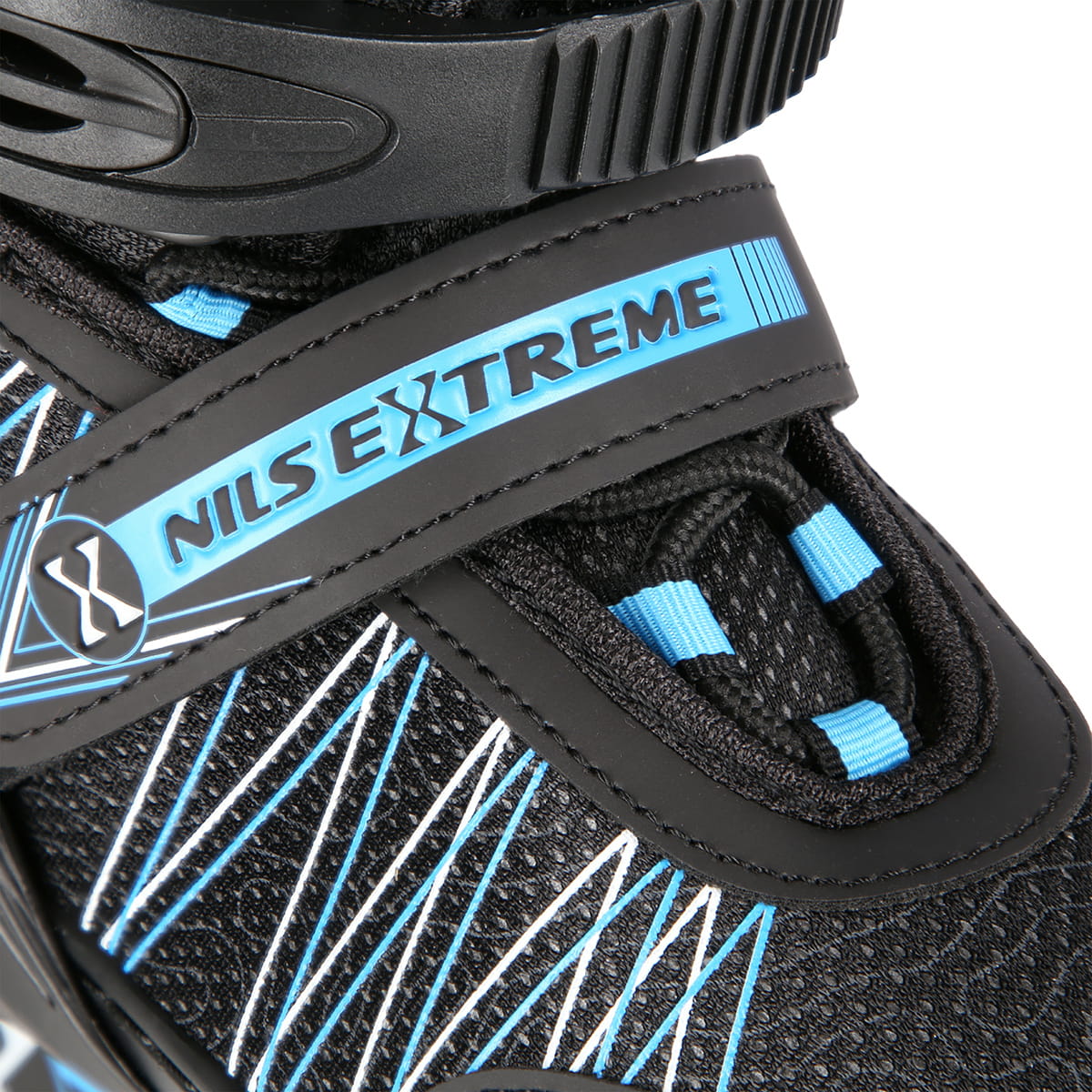 ŁYŻWOROLKI Z WYM. PŁ. HOKEJOWĄ NILS EXTREME NH11912 A 2w1 BLACK/BLUE