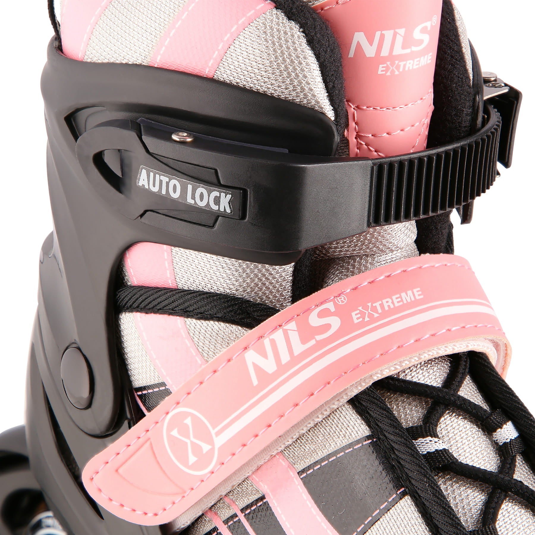 ŁYŻWOROLKI NILS EXTREME NH18366A 2w1 RÓŻOWO-BIAŁE