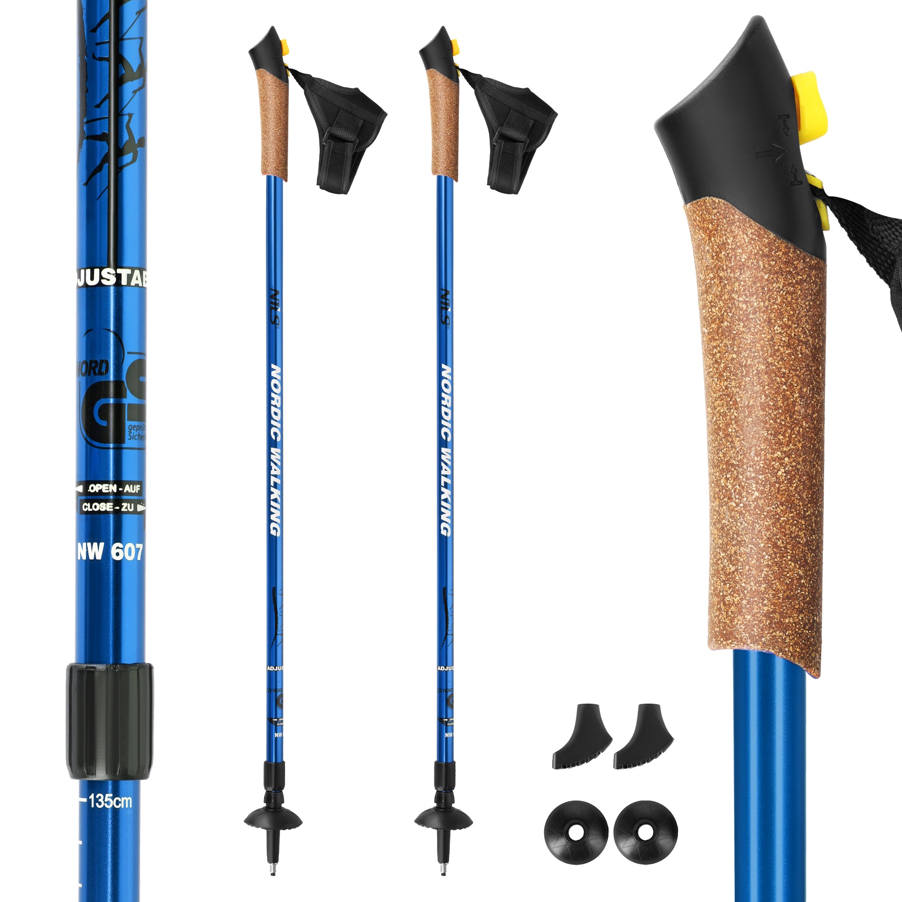 NW607 BLUE KIJE NORDIC WALKING NILS