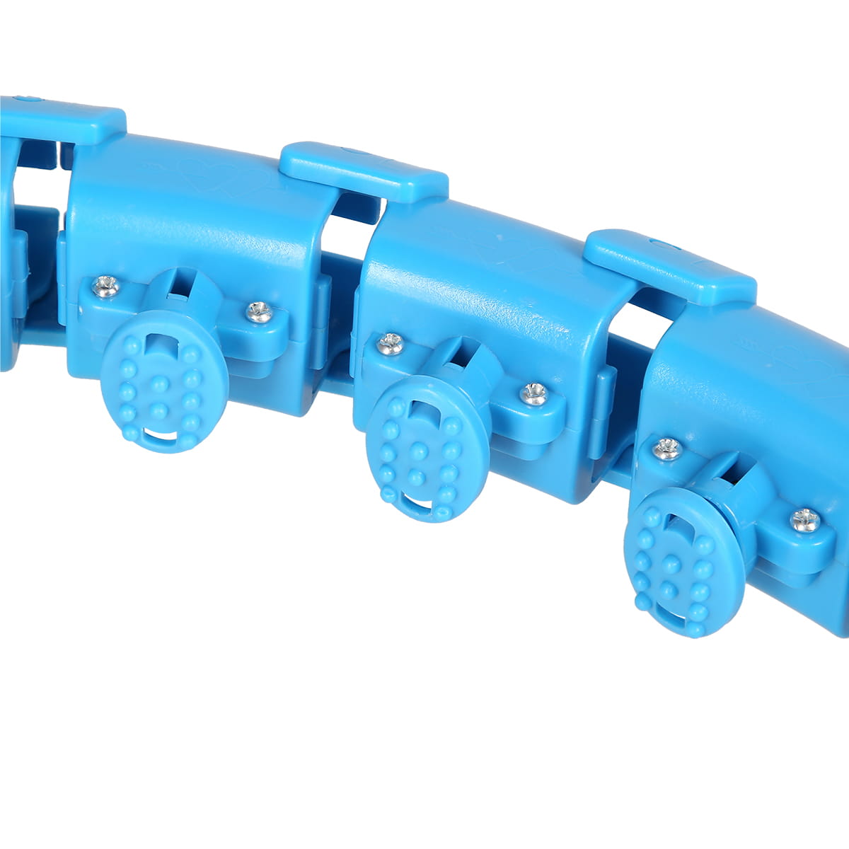 OHA01 HULA HOP BLUE Z WYPUSTKAMI I OBCIĄŻNIKIEM ONE FITNESS