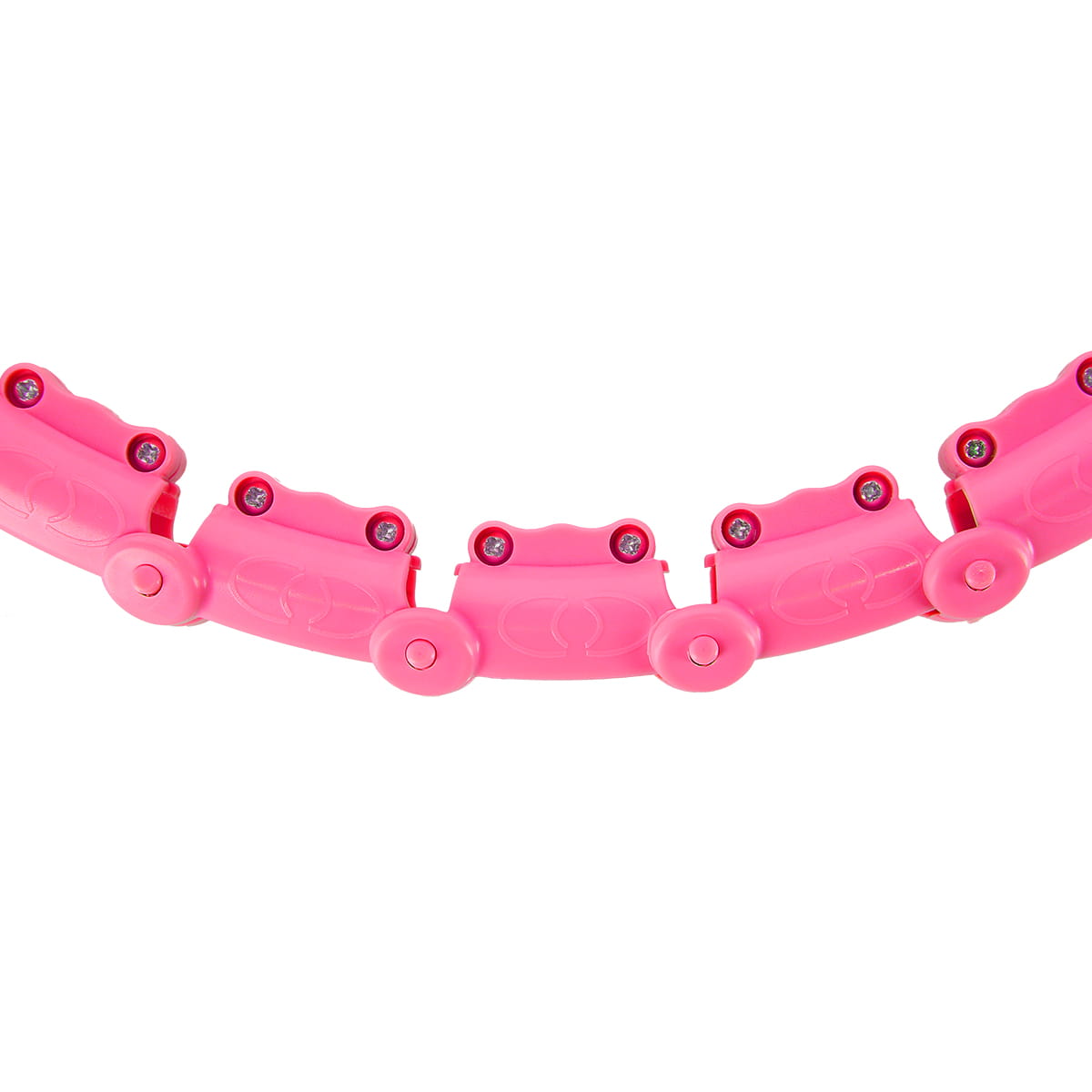 ZESTAW HULA HOP OHA02 PINK Z WYPUSTKAMI I OBCIĄŻNIKIEM ONE FITNESS + PAS BR125