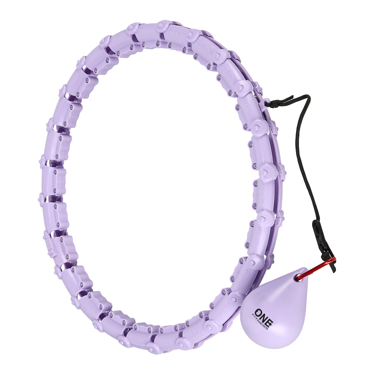 HULA HOP VIOLET Z WYPUSTKAMI I OBCIĄŻNIKIEM ONE FITNESS OHA02