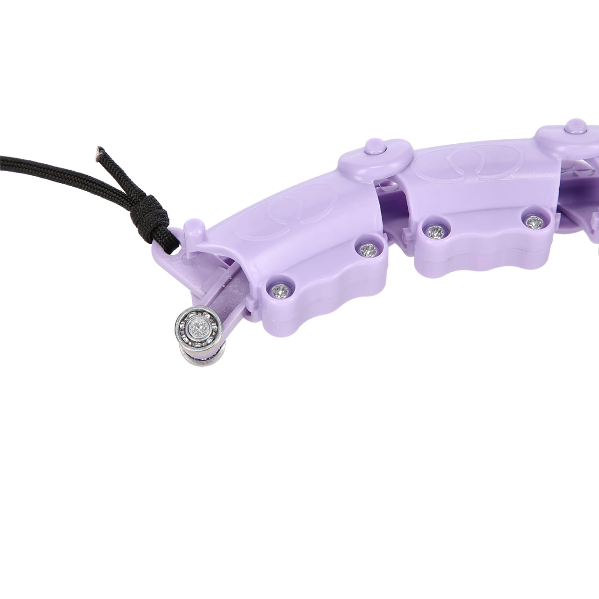 ZESTAW HULA HOP OHA02 VIOLET Z WYPUSTKAMI I OBCIĄŻNIKIEM ONE FITNESS + PAS BR125