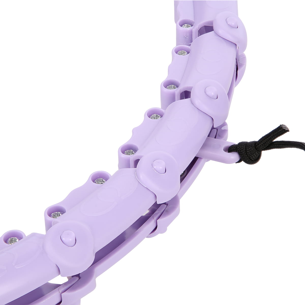 ZESTAW HULA HOP OHA02 VIOLET Z WYPUSTKAMI I OBCIĄŻNIKIEM ONE FITNESS + PAS BR125