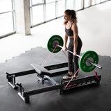 PLATFORMA DO ĆWICZEŃ MIĘŚNI POŚLADKÓW HIP THRUST I MARTWEGO CIĄGU HMS PHT25