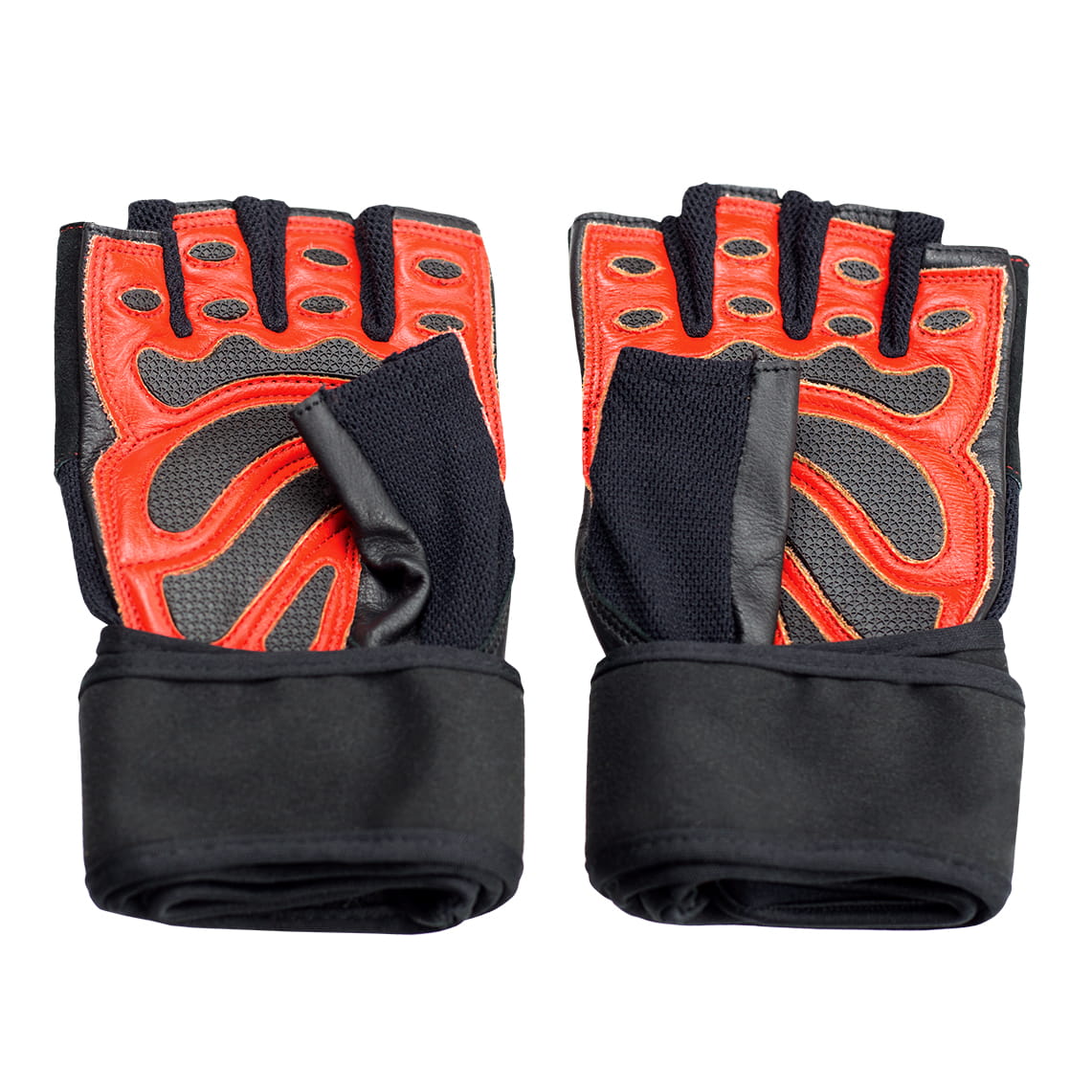 RĘKAWICE NA SIŁOWNIĘ RST01 BLACK/RED HMS