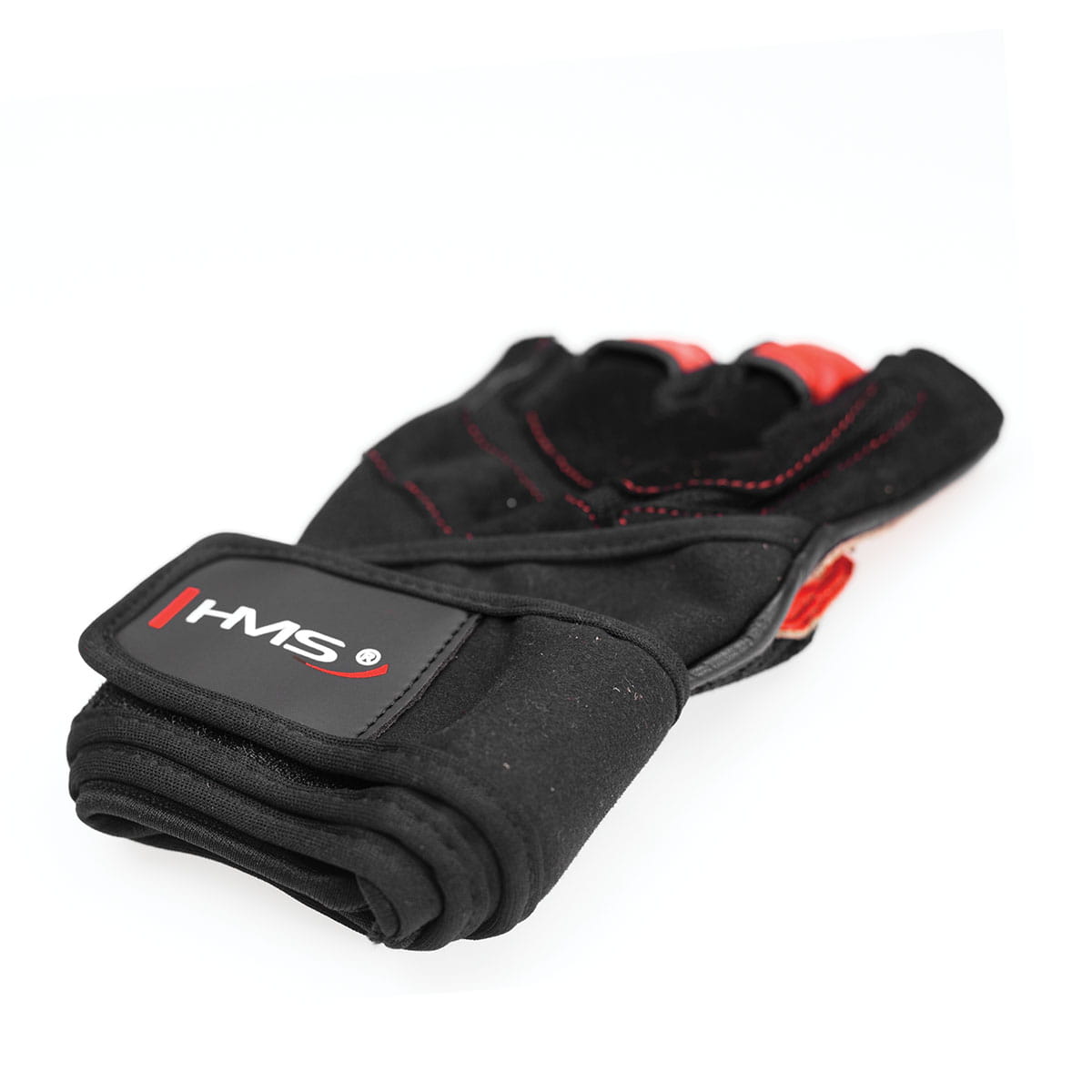 RĘKAWICE NA SIŁOWNIĘ RST01 BLACK/RED HMS