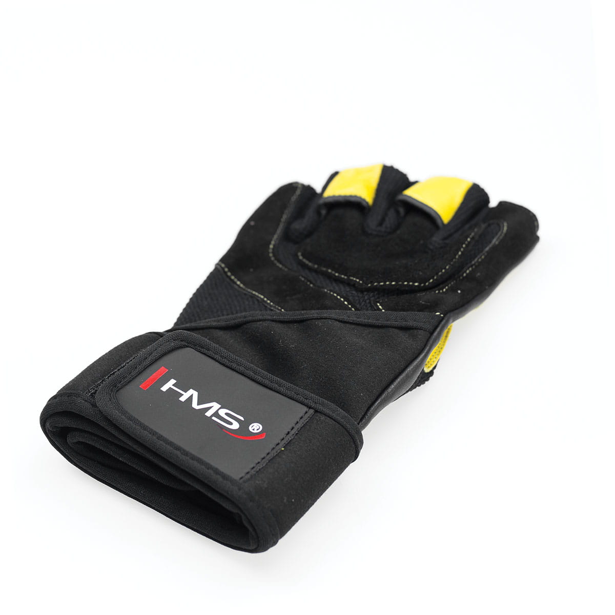 RĘKAWICE NA SIŁOWNIĘ RST01 BLACK/YELLOW  HMS